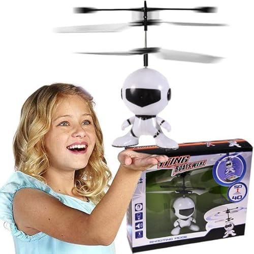 HUKITECH - Fliegender Astronaut - Roboter - Infrarot - Sensor - Handsteuerung - LED Beleuchtung - Kinder - RC Spielzeug von HUKITECH
