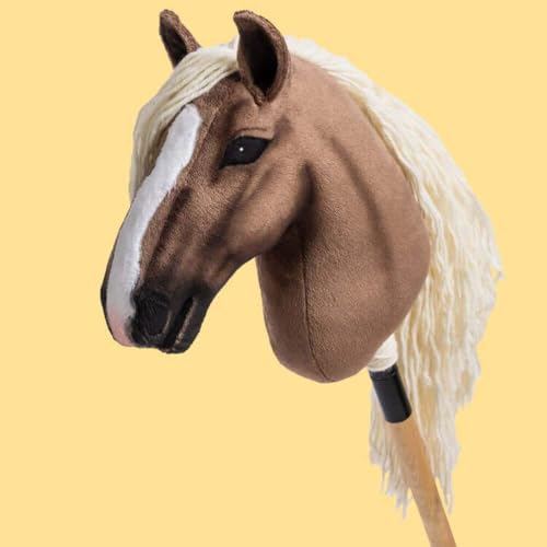 HUMMA Finnhorse Hobby Horse - Brown with blond Mane von HUMMA