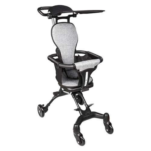 Dreirad für Kinder, mitwachsend, mit wendbarem Sitz, Baby-Dreirad mit verstellbarem Schiebegriff, Kleinkindfahrrad, Laufrad, wendbarer Sitz, 30 x 55 x 86,5 cm – Grau + Schwarz Dreirad für Kinder, mitwachsend, mit wendbarem Sitz, Baby-Dreirad mit verstellbarem Schiebegriff, Kleinkindfahrrad, Laufrad, wendbarer Sitz, 30 x 55 x 86,5 cm – Grau + Schwarz von HUOLE