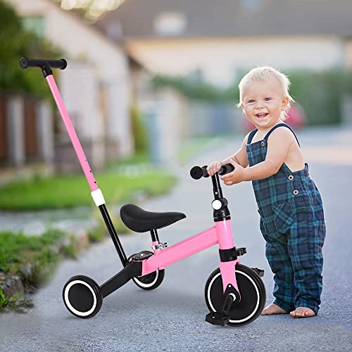 Laufrad für Kinder, Fahrrad, Baby, ohne Pedale, 10 – 36 Monate, Reitspielzeug, Lauflernhilfe für Babys, Mini-Bike, Geschenk zum Geburtstag, Weihnachten, bis 25 kg, Diebstahlsicherung für Lenkung, von HUOLE