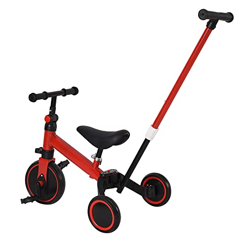 HUOLE Laufrad für Kinder, Fahrrad, Baby, ohne Pedale, 10 – 36 Monate, Reitspielzeug, Lauflernhilfe für Babys, Mini-Bike, Geschenk zum Geburtstag, Weihnachten, bis 25 kg, Diebstahlsicherung – Drei in von HUOLE