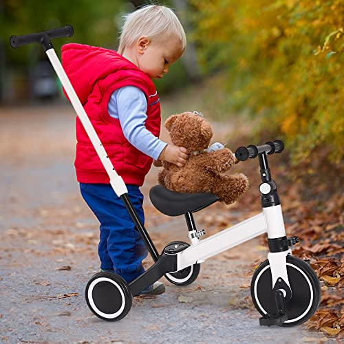 HUOLE Laufrad für Kinder, Fahrrad, Baby, ohne Pedale, 10 – 36 Monate, Reitspielzeug, Lauflernhilfe für Babys, Mini-Bike, Geschenk zum Geburtstag, Weihnachten, bis 25 kg, Diebstahlsicherung für von HUOLE