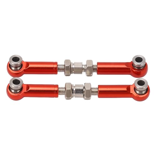 HUONIU Lenkstangen aus Aluminium für RC MJX 1/14 14210 14209 16208 16209 Schwarz (Rot) von HUONIU