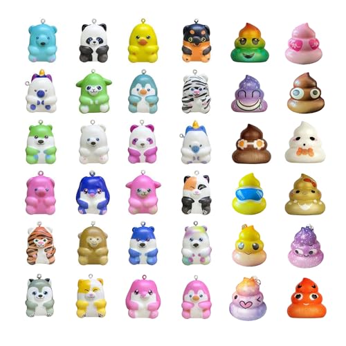 HUSHAX 33 Stück Squishy Toys Set, Anti Stress Fidget Spielzeug, Stress Relief Squishies, Tier süße Mini-Feeling weiche Drucklinderung Extrusionsspielzeug für Kinder Geburtstagsparty Angebote HUSHAX 33 Stück Squishy Toys Set, Anti Stress Fidget Spielzeug, Stress Relief Squishies, Tier süße Mini-Feeling weiche Drucklinderung Extrusionsspielzeug für Kinder Geburtstagsparty Angebote von HUSHAX