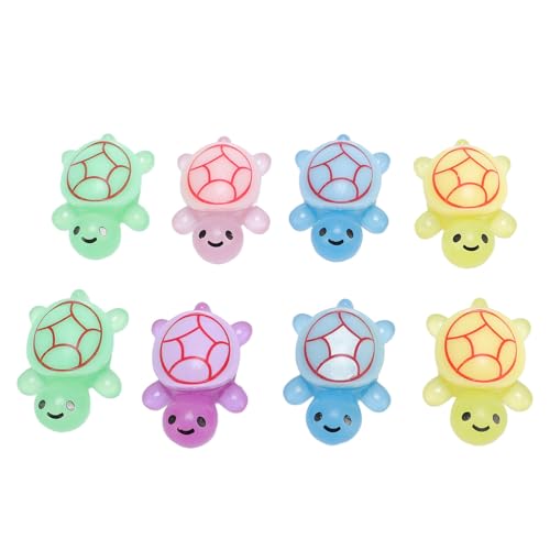 HUSHUI 20pcs Leuchtende Schildkrötenfiguren, Farbenfrohe Miniaturschildkröten Leuchten Im Dunklen Kleinen Schildkrötenspielzeug für die Tägliche Spieldekoration HUSHUI 20pcs Leuchtende Schildkrötenfiguren, Farbenfrohe Miniaturschildkröten Leuchten Im Dunklen Kleinen Schildkrötenspielzeug für die Tägliche Spieldekoration von HUSHUI