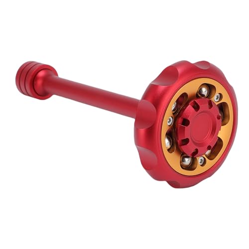 HUSHUI Aluminiumlegierung Fingerspitzen -Gyroskop, Spielzeug für Ressrad -Stressabbau, Leichtes und Robustes Dekompressionsspielzeug für Büro, Schule, Zuhause (Rot Gold) von HUSHUI