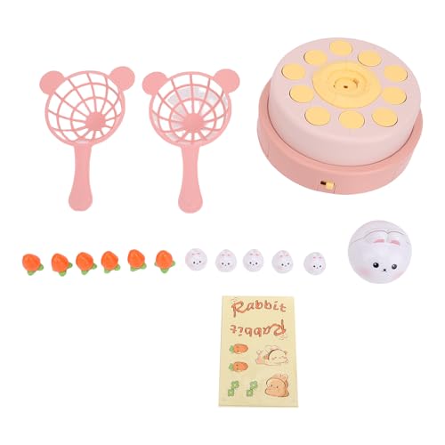 HUSHUI Bunny Bounce and Catch Game, Interactive Musical Fun Rotieren Popping Family Brettspiel für Kinder von HUSHUI
