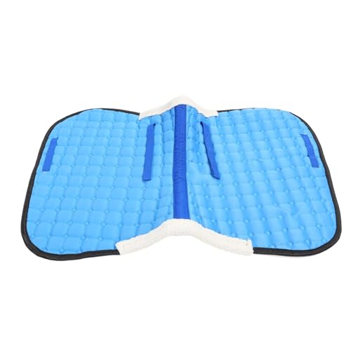 HUSHUI Horse Sattle Pad Schweiß Absorbierende Nicht -Slip Bequeme Stilvolle 3D -Schneiderei -Reitsitz Sattelpolster (Blau) von HUSHUI