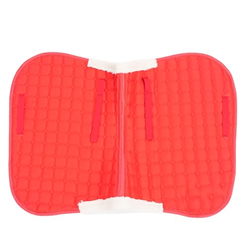 HUSHUI Horse Sattle Pad Schweiß Absorbierende Nicht -Slip Bequeme Stilvolle 3D -Schneiderei -Reitsitz Sattelpolster (Rot) von HUSHUI