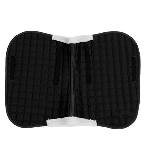 HUSHUI Horse Sattle Pad Schweiß Absorbierende Nicht -Slip Bequeme Stilvolle 3D -Schneiderei -Reitsitz Sattelpolster (Schwarz) von HUSHUI