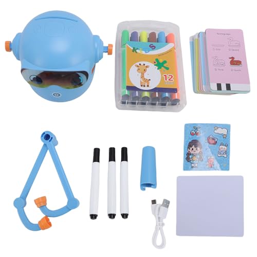 HUSHUI Interaktiver Zeichnung Roboterspielzeug, Pädagogischer Smart Auto Painting Roboter mit 100 Word -Karten 12 Farbstifte, Ideal für Kinder HUSHUI Interaktiver Zeichnung Roboterspielzeug, Pädagogischer Smart Auto Painting Roboter mit 100 Word -Karten 12 Farbstifte, Ideal für Kinder von HUSHUI