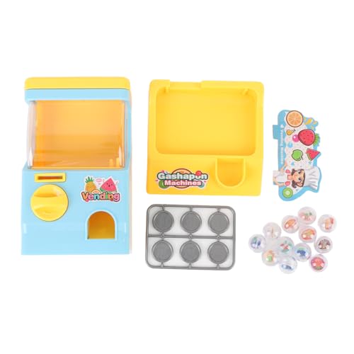 HUSHUI Miniaturkapselmaschinenkapsel -Verkaufsmaschinenspielzeug, Bildungsspielzeug für und Mädchen, die Koordination von Handaugen Verbessern (Blau) von HUSHUI