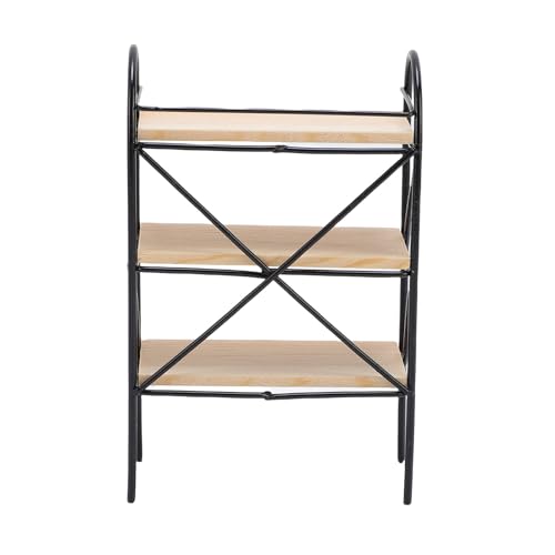 HUSHUI Miniaturpollhouse -Buchhandlung, Mini Dollhouse Bookrack Exquisite Miniaturausstellungsstück für Handwerksprojekte, 1:12 Buchhandel für Kinder von HUSHUI