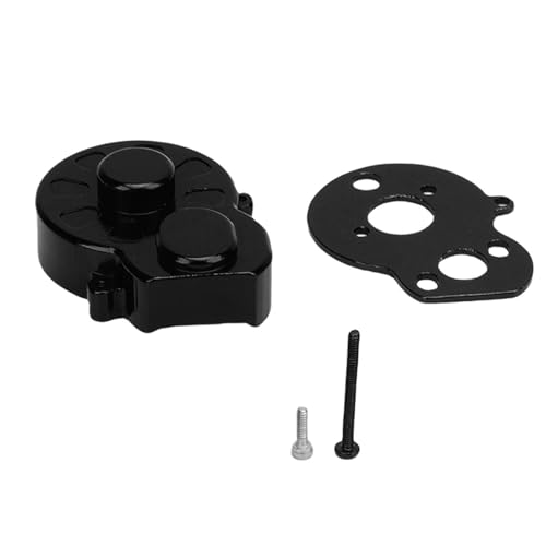 HUSHUI RC Aluminiumgetriebegehäuse, CNC -bearbeitete Aluminiumlegierung Getriebekoffer für Losi B T 1/24 RC -Auto (Schwarz) von HUSHUI