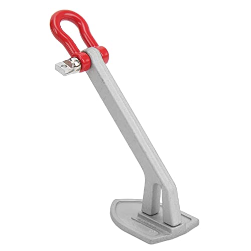 HUSHUI RC Autozubehör, RC Metall Winde, Aluminium Legierung Auto Anhänger Abschlepp Schnalle Set für 1/10 RC Kletterwagen, Dekoriertes Werkzeug Kann an der Vorderen/hinteren (Silber) von HUSHUI