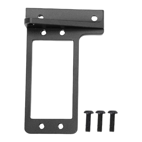 HUSHUI RC Car Heck -Servo -Sitzplatz Ersatz für VP Capra F9 Portalachse 1/10 Aluminiumlegierung RC Car Servo Mount Bracket (Schwarz) von HUSHUI