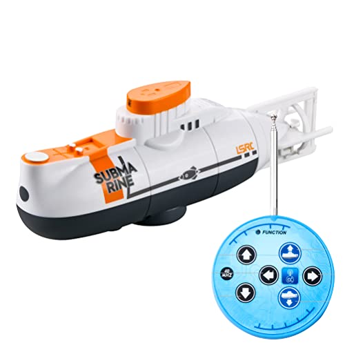 HUSHUI RC Mini-U-Boot-Spielzeug, 6-Kanal-Fernbedienung, Unterwasserschiff, Tauchboot, elektrisches Spielzeug, Modell für Kinder, pädagogisches Spielzeug, Geschenk für Kinder von HUSHUI