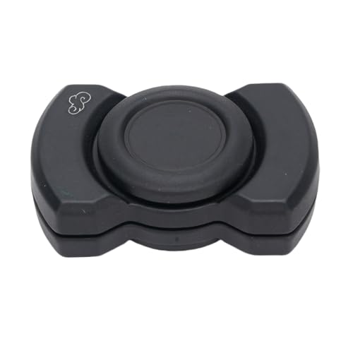HUSHUI Zink Legierung Fingers Pitze Schieber Egler Gyroskop, Stress Relief Sensorisches Spielzeug mit Verschiedenen Fingers Pinn Sensationen für Verbesserte Konzentration (Schwarz) von HUSHUI