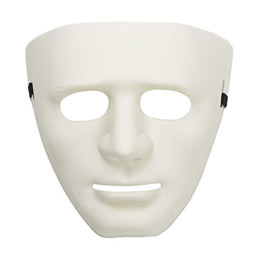 HUSHUWAN 5 Stück DIY Vollgesichtsmaske Kunststoff Blanko Kostüm Cosplay Maske for Halloween Karneval Maskerade Tanzparty /174 von HUSHUWAN