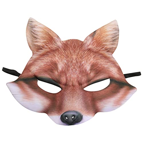 HUSHUWAN Fuchs-Maske, Halloween-Kostüm-Zubehör, EVA-Maske, Party, Cosplay, Gefälligkeiten/143 von HUSHUWAN