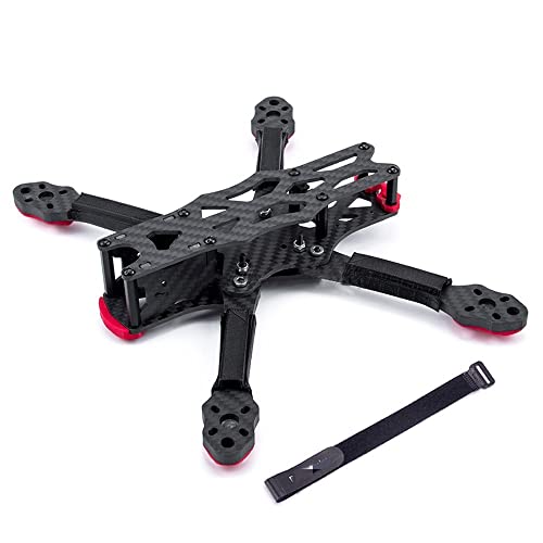 For APEX FPV 5 Zoll 225 mm 225/6 Zoll 260 mm / 295 mm Kohlefaser-Quadcopter-Rahmen-Kit 5,5-mm-Arm for APEX FPV Freestyle RC Racing Drone-Modelle (Color : 7Inch 295mm Full Kit) von HUTIANSN