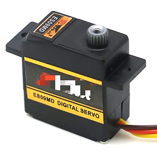 For EMAX ES09MD Dual-Lager Special Swash Metal Digital Servo for TREX Align 450 Hubschrauber (es08ma es08md es08a) (Color : 1 piece) von HUTIANSN