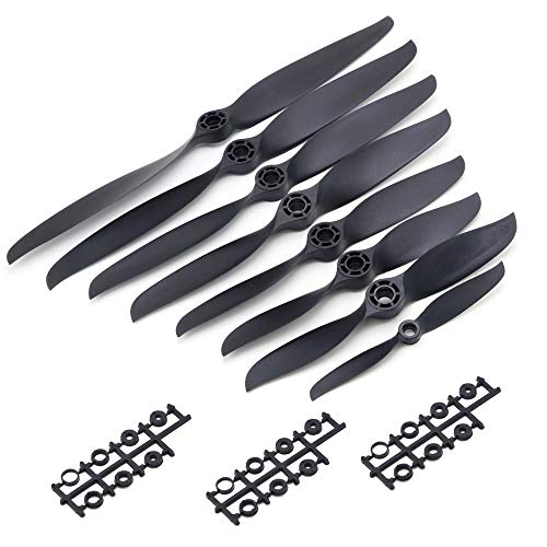 For JN Propeller 10pcs/lot Propeller 4.5 * 4.5E 5 * 5E 6 * 4E 7 * 5E 8 * 6E 9 * 6E 9 * 4.7E 10 * 5E 10 * 7E 11 * 7E 12 * 6E 12 * 10E 13 x 8E 14 * 7E for Rc Flugzeug (Color : 7X5E) von HUTIANSN