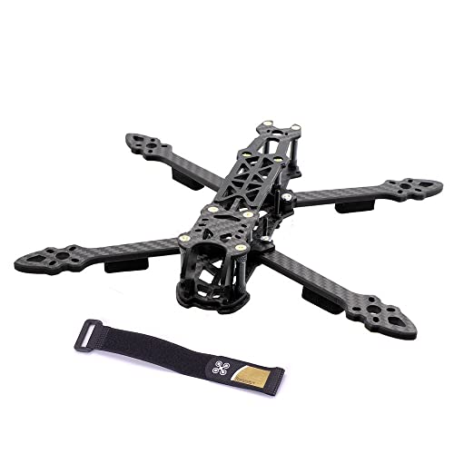 For Mark4 Mark 5 Zoll 225 mm / 6 Zoll 260 mm / 7 Zoll 295 mm mit 5 mm Arm Quadcopter Rahmen 5 Quot;6"7"FPV Freestyle RC Renndrohne (Color : Mark4 5inch 225mm) von HUTIANSN