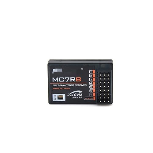 For MicroZone MC6RE MC7RB MC6RE Mini-Empfänger 6CH for MicroZone MC6C 2.4G 6CH-Controller-Sender for RC-Flugzeug-Drohne (Color : MC7RB Receiver) von HUTIANSN
