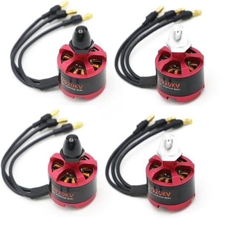 For Phantom 2 3 Drone 4 Set 2212 920KV CW CCW Brushless Motor + 30A Simonk ESC mit 5V 2A BEC + 9450 Prop for F450 F500 F550 for Phantom 2 3 Drone (Color : Only 4 motor) von HUTIANSN