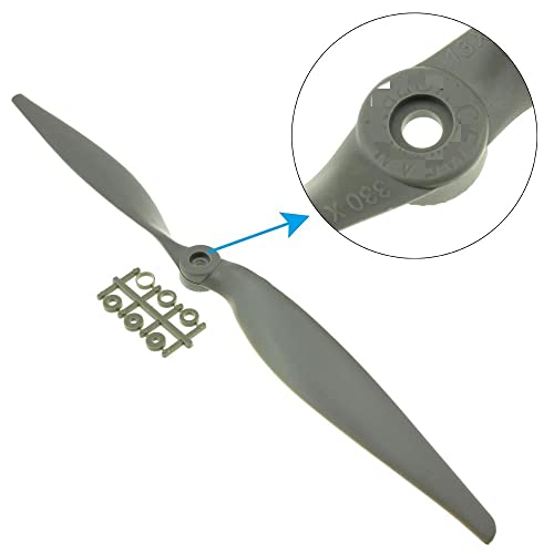 HUTIANSN for Gemfan APC 4PCS Nylon Propeller 5050 6040 7050 7060 8040 8060 9045 9060 1050 1060 1070 1155 1260 1365 1470 Prop for RC Flugzeug (Color : 4pcs 12X8 inch) von HUTIANSN