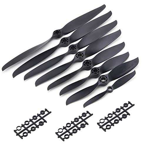 HUTIANSN for KMP 10pcs/Lot Propeller 4.1 * 4.1E 4.5 * 4.5E 5 * 5E 6 * 3E 6 * 4E 7 * 3E 8 * 4E 8 * 6E 9 * 6E 9 * 4.7E 10 * 5E 12 * 6E 13 x 8E for Rc Flugzeug (Color : 13X8E) von HUTIANSN