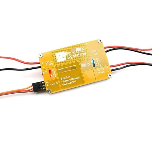 for Matek-System for UBEC Duo 4A 5V~12V &4A 5V for RC Quadcopter RC Flugzeug RC Multicopter for UBEC Power Model (Size : 2 Pieces) von HUTIANSN