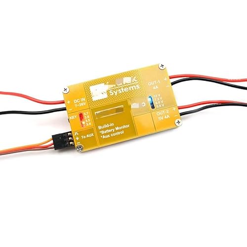 for Matek-System for UBEC Duo 4A 5V~12V &4A 5V for RC Quadcopter RC Flugzeug RC Multicopter for UBEC Power Model (Size : 5 Pieces) von HUTIANSN
