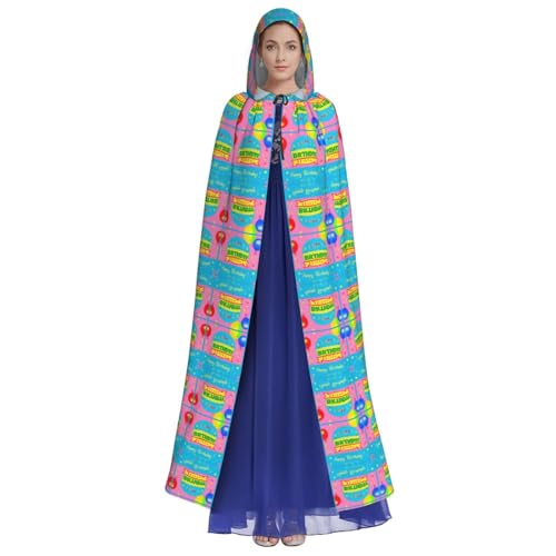 HUTOOLEE Happy Birthday Ballon Kapuzenumhang Halloween Cosplay Abschlussball Party Comic Con Erwachsene Party Dekoration Umhang Schöner Grafikdruck HUTOOLEE Happy Birthday Ballon Kapuzenumhang Halloween Cosplay Abschlussball Party Comic Con Erwachsene Party Dekoration Umhang Schöner Grafikdruck von HUTOOLEE