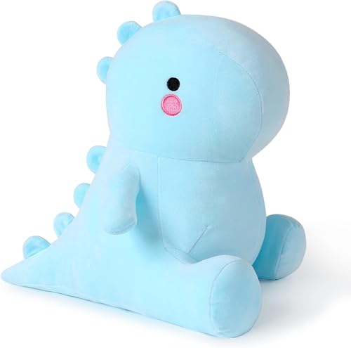 HUTRADE Cute Dinosaur Plush Halloween Dino Stuffed Animals Plushies Toys Super Soft Dolls Birthday Gifts for Kids Girls Boys Black 12 inch (12 inch Blau) von HUTRADE