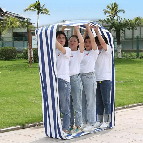 HUTRADE Familien-Set Outdoor-Teamspiele: Spaß-Olympiade + Sommerfest + Teambuilding (mit Action-Matte & Pausenspielen) - Perfekt für Garten, Schule & Firmenevents von HUTRADE