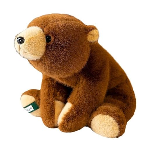 HUTRADE Gewichtetes Stofftier 1,8 Pfund (820g) – Brauner Bär Plüschtier, Weiches kuscheliges Spielzeug, Geschenk für Kinder, 63 cm (17 inch) von HUTRADE
