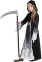 HUTRADE Halloween Sensenmann Kinder Kostüm–Schwarze Kapuzenrobe mit Farbverlauf & Spielzeug-Sense,3 Größen 5–12 Jahre,bequem & pflegeleicht,für Halloween,Karneval & Motto-Party-S HUTRADE Halloween Sensenmann Kinder Kostüm–Schwarze Kapuzenrobe mit Farbverlauf & Spielzeug-Sense,3 Größen 5–12 Jahre,bequem & pflegeleicht,für Halloween,Karneval & Motto-Party-S von HUTRADE