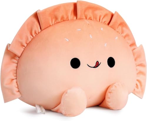 HUTRADE Niedliches Knödel-Kuschelkissen – Lustiges Plüschtier als weiches Geschenk für Kinder (Weiß) (14 inch Rosa) von HUTRADE