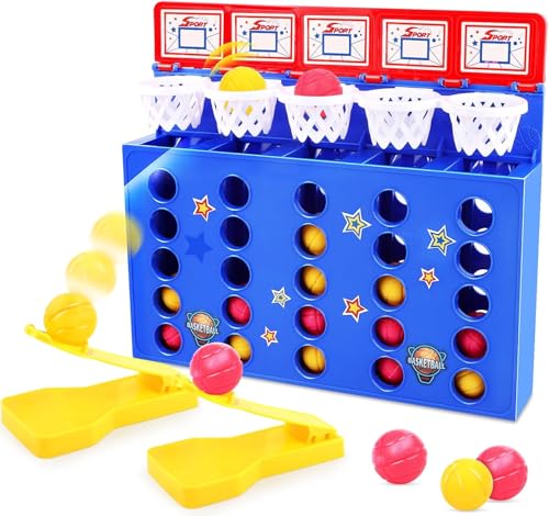 HUTRADE Tischbasketball-Spielzeug - Mini-Basketballspiel - Wurfwettbewerb - Partyspiel für Kinder 8-12 - Tischbasketball-Deko - Jungengeschenk zum Geburtstag HUTRADE Tischbasketball-Spielzeug - Mini-Basketballspiel - Wurfwettbewerb - Partyspiel für Kinder 8-12 - Tischbasketball-Deko - Jungengeschenk zum Geburtstag von HUTRADE