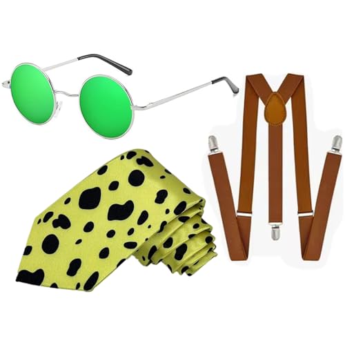 HUUiWAA K.ento Nanmii Cosplay Krawatte Brille Hosenträger Anime Cosplay Prop für Fans HUUiWAA K.ento Nanmii Cosplay Krawatte Brille Hosenträger Anime Cosplay Prop für Fans von HUUiWAA