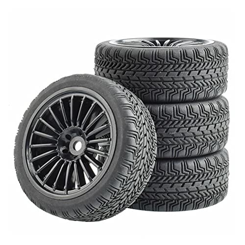 HUVNEXA 4 STÜCKE Rad Reifen Einsatz Schwamm, for HSP, 1/10 1:10 On-Road Auto RC Rim04-8006 RC-Autoreifen(Rim04H-8006) von HUVNEXA