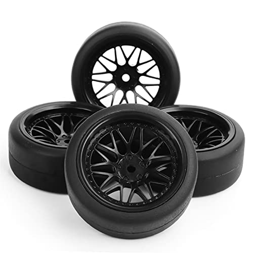 HUVNEXA 4-teiliges Set mit flachen Gummireifen, 12 mm Sechskantantrieb, 1:10, for HPI, Drift RC Car RC-Autoreifen HUVNEXA 4-teiliges Set mit flachen Gummireifen, 12 mm Sechskantantrieb, 1:10, for HPI, Drift RC Car RC-Autoreifen von HUVNEXA