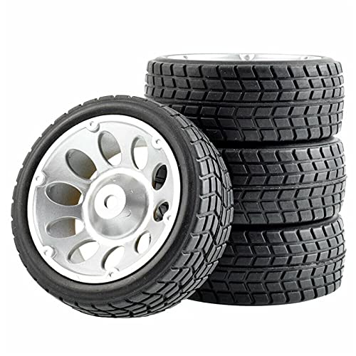 HUVNEXA 4-teiliges Verbundrad for Radialreifen, for HSP, for HPI, 1/10 1:10 Rennwagen RC Rim06-8005 RC-Autoreifen(Rim06S-8005) von HUVNEXA