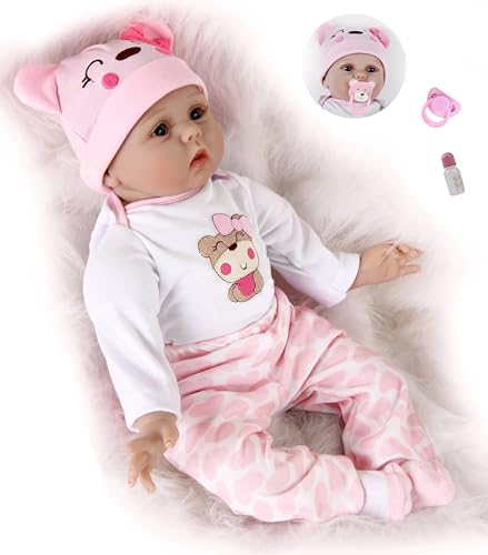 HUYRP Reborn Puppe 22 Zoll 55 cm Wiedergeborene Puppe Wiedergeborene Babypuppen Realistische Jungen und Mädchen Baby Puppen Geburtstag für eine Neugeborene Puppe HUYRP Reborn Puppe 22 Zoll 55 cm Wiedergeborene Puppe Wiedergeborene Babypuppen Realistische Jungen und Mädchen Baby Puppen Geburtstag für eine Neugeborene Puppe von HUYRP