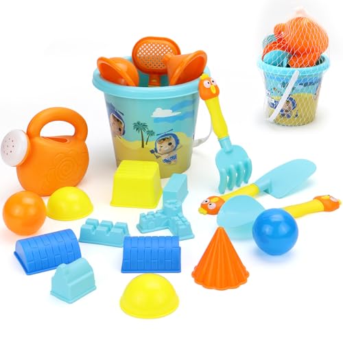 HUYUE 20 Stück Sandspielzeug Strandspielzeug Sandkasten Spielzeug Sand Toys Set für Kinder Jungen Mädchen HUYUE 20 Stück Sandspielzeug Strandspielzeug Sandkasten Spielzeug Sand Toys Set für Kinder Jungen Mädchen von HUYUE