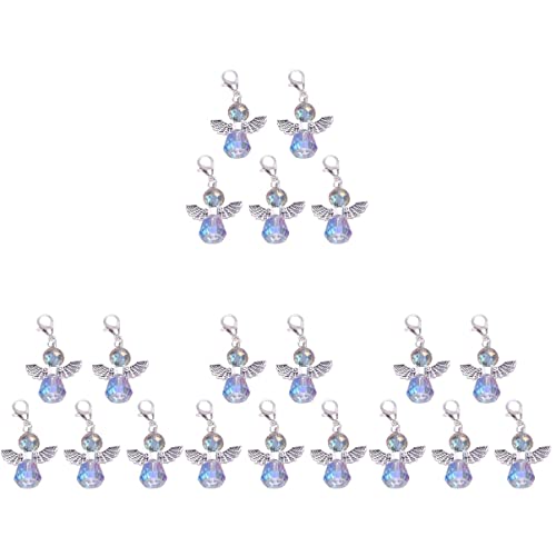 HVBIHRJIP 10 Stück Charms, Wing-Charm, klein, für Partys, Büro, Babygeschenke, Geschenke, Geschenke, Flüge, Souvenir, Perlen, Geburtstag von HVBIHRJIP