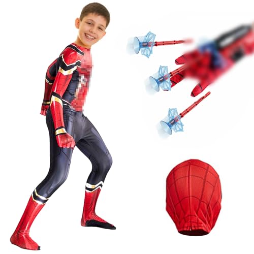 HVIERO Spider Kostüm Kinder 8 9 Jahre mit Handschuhe Zubehör Suit Cosplay Schwarz Rot Kinder 128 134 140 Jungen Mädchen Karneval Kostüm Kinder HVIERO Spider Kostüm Kinder 8 9 Jahre mit Handschuhe Zubehör Suit Cosplay Schwarz Rot Kinder 128 134 140 Jungen Mädchen Karneval Kostüm Kinder von HVIERO