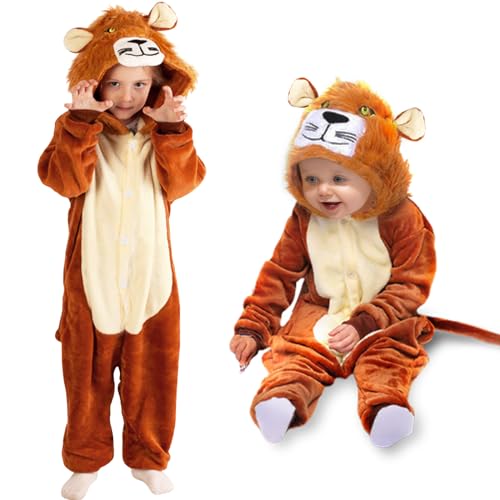 HVIERO Löwenkostüm Kinder 74-86 Löwe Kostüm Kinder Löwe Tierkostüm Kinder Junge Mädchen 10-18 Monat Karneval Löwen Kostüm Kinder Kostüm Löwen Overall Baby Löwen Kostüm Kleinkinder Faschingskostüme HVIERO Löwenkostüm Kinder 74-86 Löwe Kostüm Kinder Löwe Tierkostüm Kinder Junge Mädchen 10-18 Monat Karneval Löwen Kostüm Kinder Kostüm Löwen Overall Baby Löwen Kostüm Kleinkinder Faschingskostüme von HVIERO